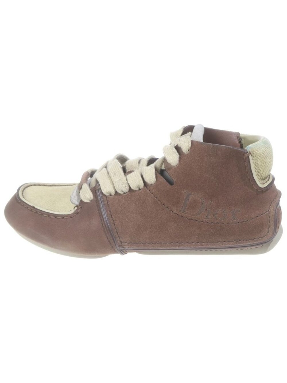 Dior Roadie Leather Low-Cut Boots Brown